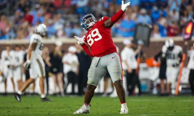 Ole Miss’ JJ Pegues talks about the defense’s continued growth and the Rebels’ upcoming matchup against A&M