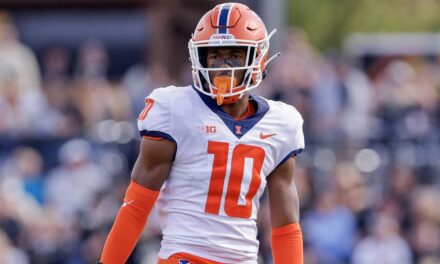 Illinois transfer defensive back Taz Nicholson commits to Ole Miss