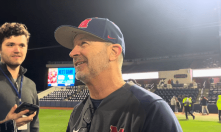VIDEO: Coach Bianco, Jackson Ross and Gunnar Dennis talk after Ole Miss’ 12-2 win over High Point