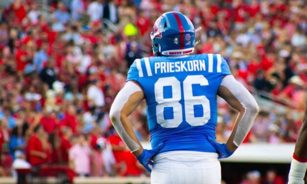 Caden Prieskorn leads a deep, talented Ole Miss tight end room