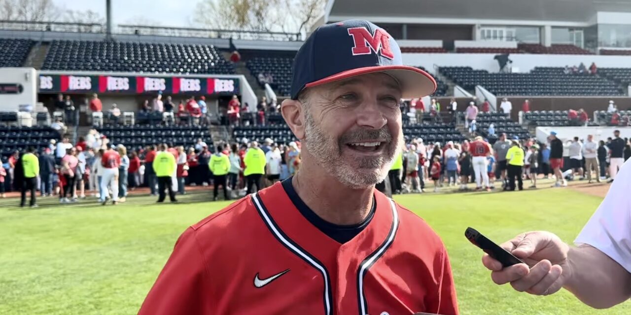 POSTGAME VIDEO: Coach Bianco, Andrew Fischer, Liam Doyle, Josh Mallitz talk after Rebels pound South Carolina, 12-3
