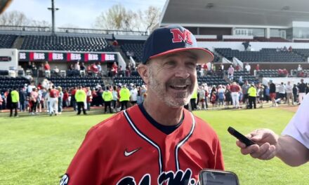 POSTGAME VIDEO: Coach Bianco, Andrew Fischer, Liam Doyle, Josh Mallitz talk after Rebels pound South Carolina, 12-3