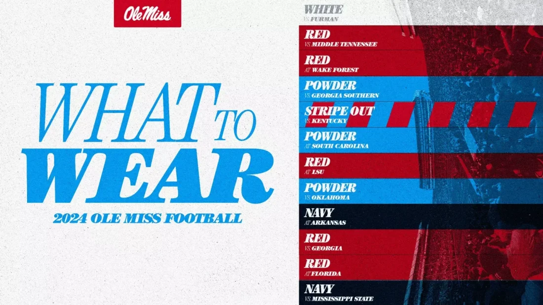 2024 Ole Miss Football: What to Wear - The Rebel Walk