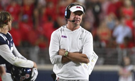 Lane Kiffin and the Rebels hosting a bevy of talented recruits at Grove Bowl Games