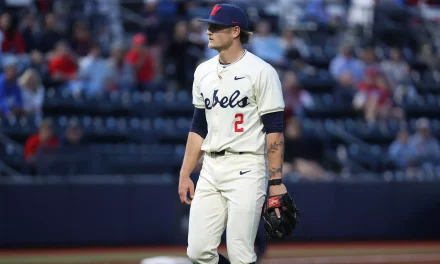 Ole Miss Baseball Visits No. 1 Arkansas for First SEC West Battle