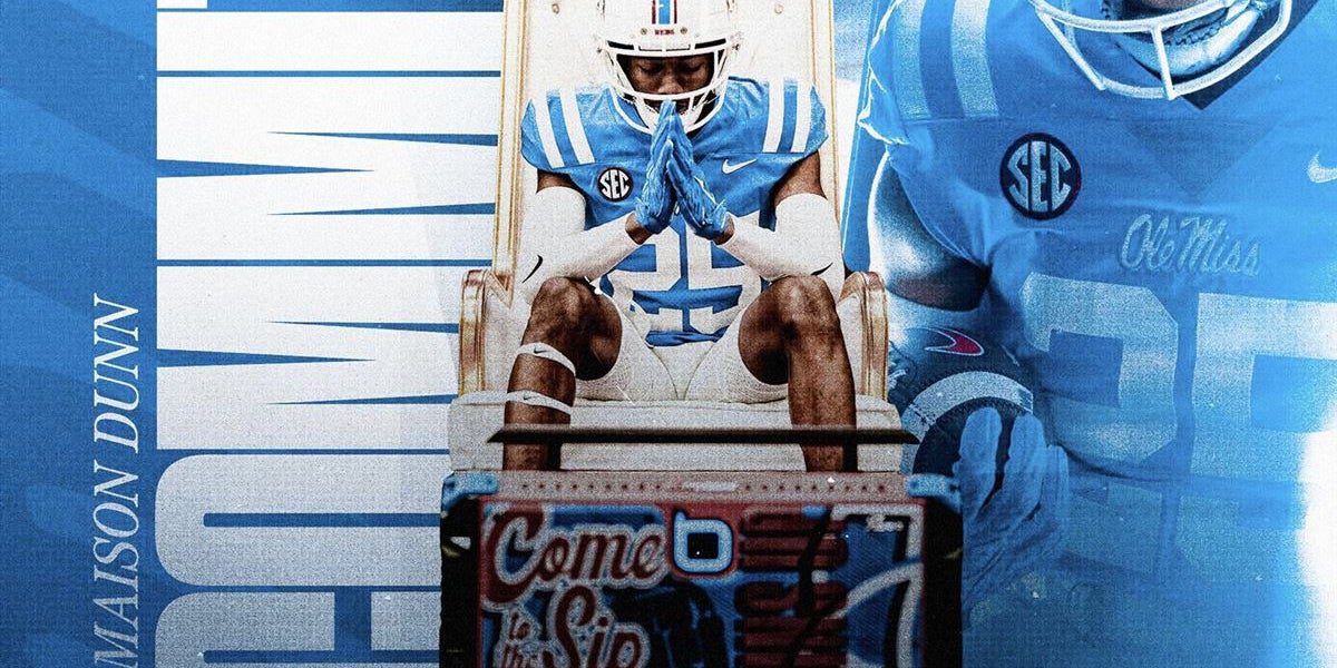 2025 Tupelo Cornerback Maison Dunn Commits to Lane Kiffin and Ole Miss over LSU, State and others