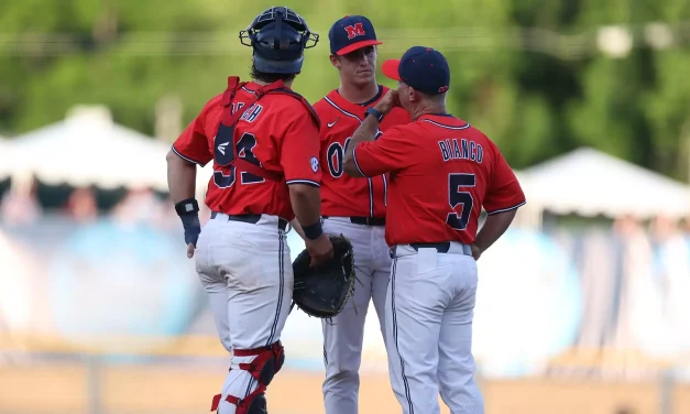 Ole Miss Baseball Falls In Governor’s Cup Game Against No. 16 Bulldogs