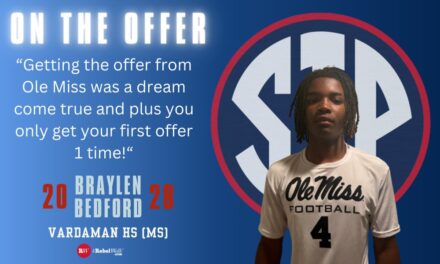 A Visit with 2028 CB Braylen Bedford: ‘Getting the offer from Ole Miss was a dream come true’