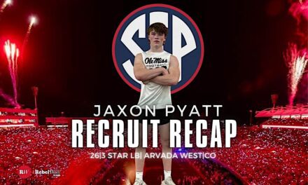 A visit with 2026 LB Jaxon Pyatt on his third trip to Ole Miss: ‘They’re number 1 right now’