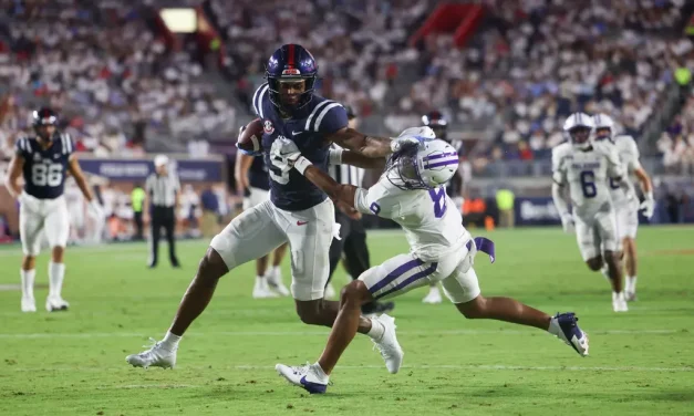 Ole Miss wide receiver Tre Harris talks about win over Furman: ‘I am really proud of the offense and the entire team’