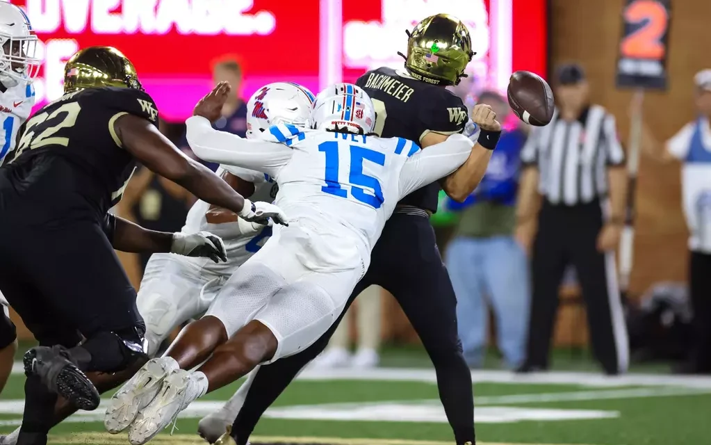 Gamer: No. 5 Ole Miss Beats Wake Forest on the Road, 40-6