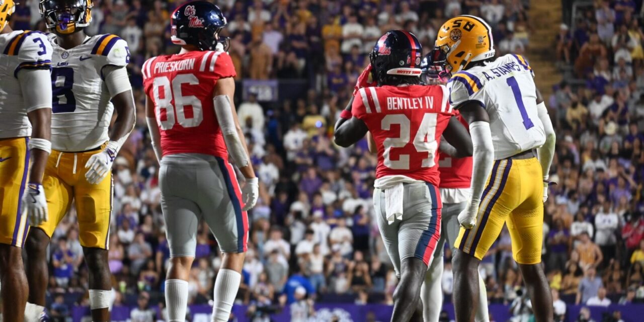 Ole Miss falls to No. 15 in Coaches Poll, No. 18 in Associated Press Top 25