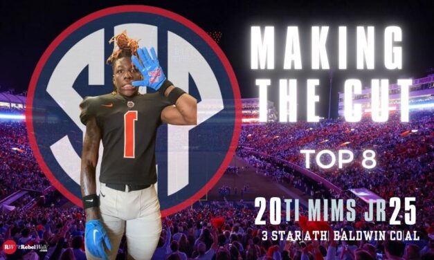 A Visit with 2025 WR TI Mims on his Top 8 schools and the Rebels’ win over South Carolina