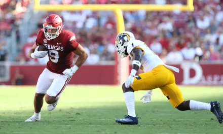 Transfer portal’s No. 2 tight end Luke Hasz in Oxford for official visit