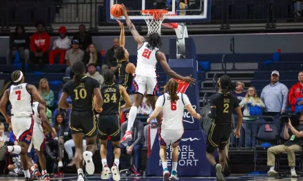 No. 20 Ole Miss Men’s Basketball Tops Lindenwood Saturday Night in Oxford