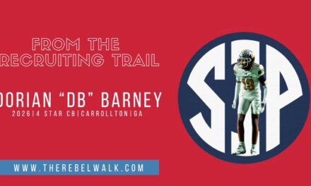 Catching up with 4-star 2026 CB Dorian ‘DB’ Barney on his Ole Miss recruitment and recent visit: ‘I see myself fitting in good, coming in and learning and playing early’