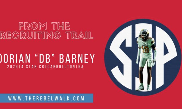 Catching up with 4-star 2026 CB Dorian ‘DB’ Barney on his Ole Miss recruitment and recent visit: ‘I see myself fitting in good, coming in and learning and playing early’