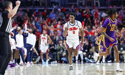 Five Rebels Score in Double Figures as No. 22 Ole Miss Defeats LSU at Home
