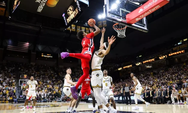 No. 16 Ole Miss drops third-straight SEC game, falling 83-75 at No. 22 Missouri
