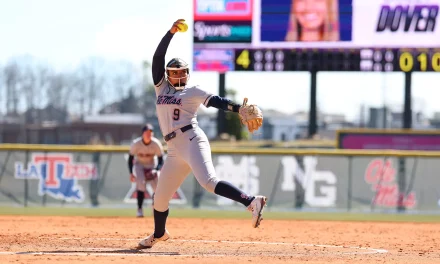 Guachino Strikes Out 14, Throws Two-Hitter in Softball’s Win Over North Alabama