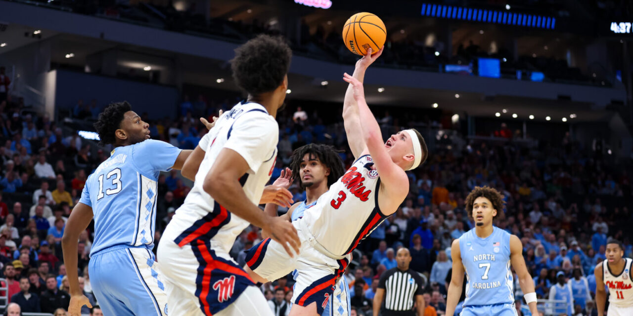 No. 6-seed Ole Miss Holds Off No. 11-seed North Carolina, Moves On to Round of 32 against Iowa State