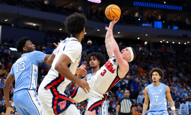 No. 6-seed Ole Miss Holds Off No. 11-seed North Carolina, Moves On to Round of 32 against Iowa State