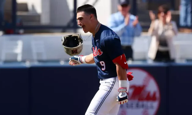 No. 13 Ole Miss Powers Past No. 3 Arkansas, 10-6, to Open SEC Play