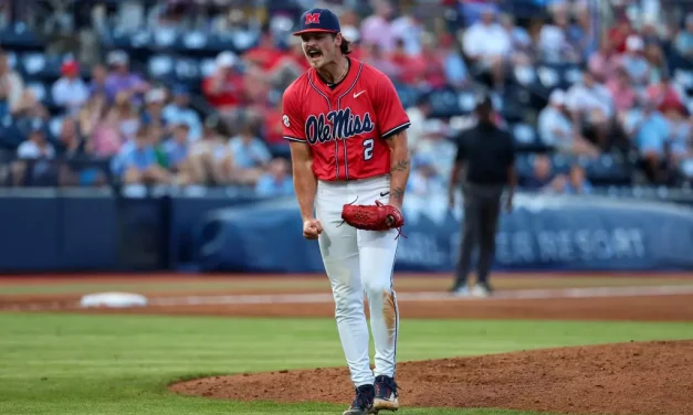 No. 23 Ole Miss Baseball Dominates Game Two, 7-1, Takes Series Win Over No. 9 Vanderbilt