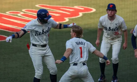 No. 9 Ole Miss Baseball Picks Up Midweek Win Over Jackson State Tuesday 