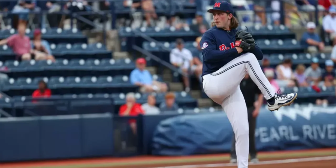 WATCH: Coach Mike Bianco, Hunter Elliott and Ryan Moerman talk after Rebels’ 9-2 win over Auburn