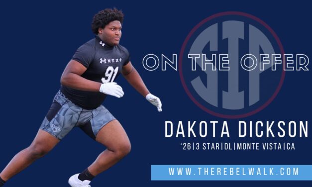 Lane Kiffin, Ole Miss Make Move for ’26 California Defensive Lineman Dakota Dickson