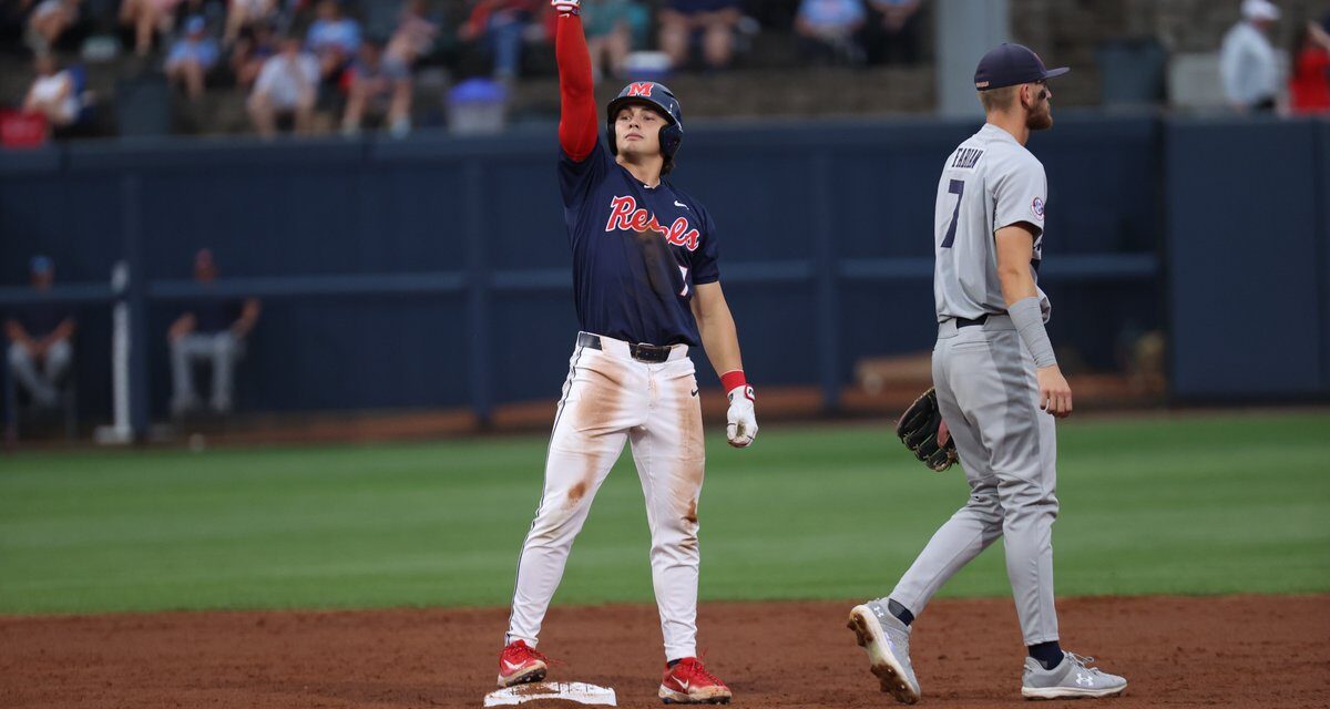 Ole Miss Baseball Upsets No. 6 Auburn in Game One of Final SEC Series, 9-2