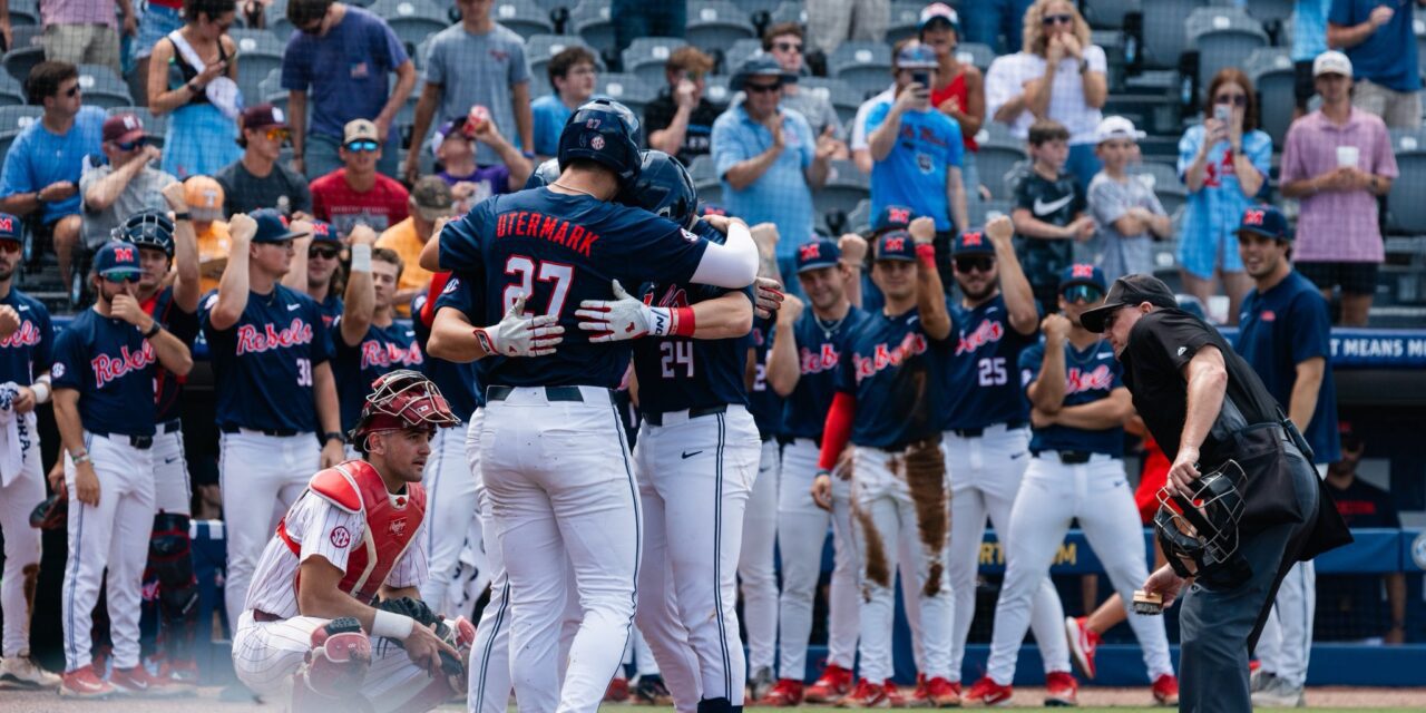 Five-Run First Inning Lifts Ole Miss to 5-2 Win Over Arkansas in SEC Tournament Quarterfinal
