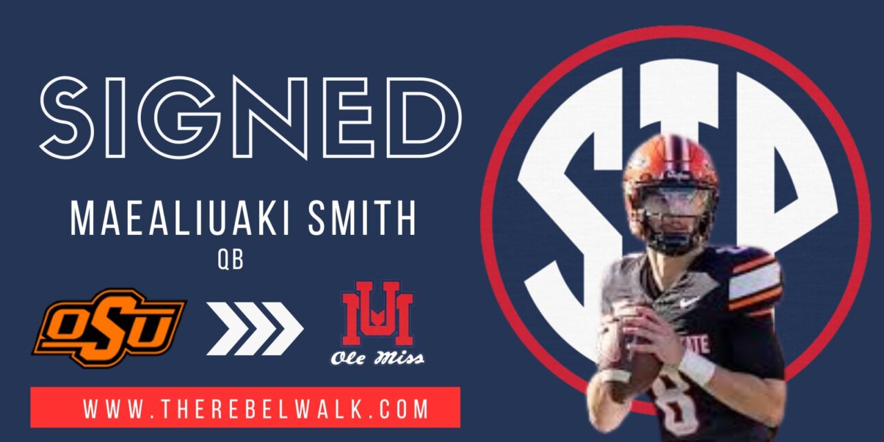 Lane Kiffin Strengthens Ole Miss Quarterback Room with Arrival of OSU Transfer Maealiuaki Smith