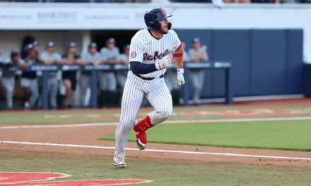 Ole Miss Baseball Blasts Way to Win Over UT Martin