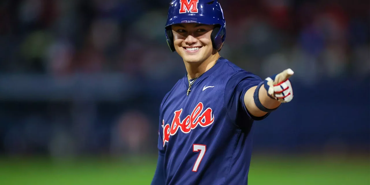 Ole Miss Baseball’s Luke Hill Named Finalist for 2025 Ferriss Trophy