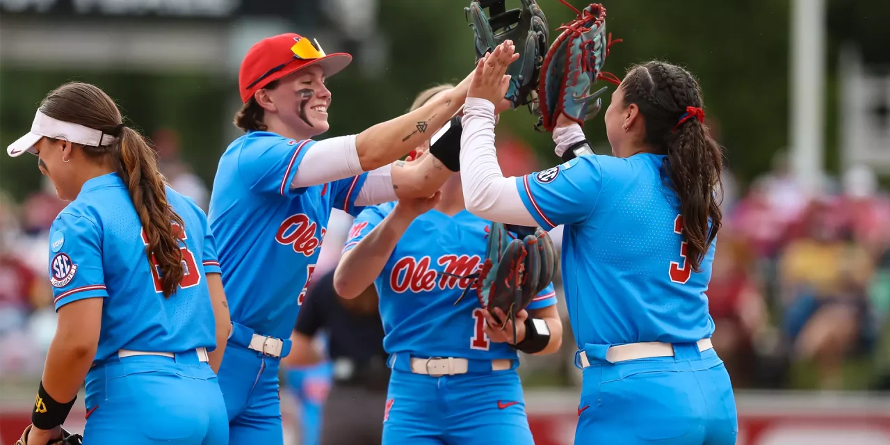First Women’s College World Series Awaits for No. 17 Ole Miss Softball as Rebels Open against Texas Tech