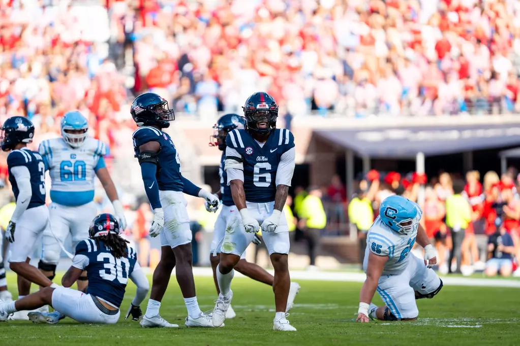 No. 6 Ole Miss cruises past The Citadel 49-0 in complete team effort