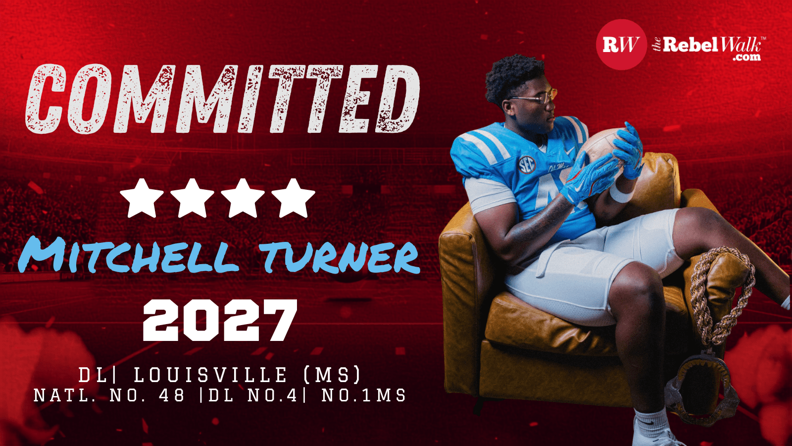 BOOM! Homegrown Gold: Ole Miss lands a difference-maker in 4-Star DL Mitchell Turner